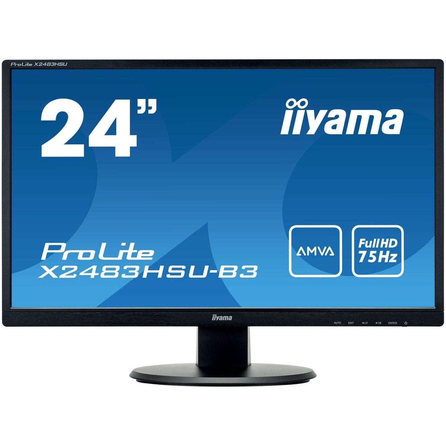 Buy iiyama,iiyama X2483HSU-B3 24 Inch Full HD AMVA Monitor 4ms HDMI DisplayPort USB Hub - Gadcet UK | UK | London | Scotland | Wales| Near Me | Cheap | Pay In 3 | Computer Monitors